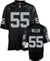 Matt Millen LA Raiders Black NFL Premier Throwback Jersey