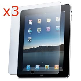 3 Pack of Clear Screen Protector For Apple iPad2 2nd Gen WIFI 3G by