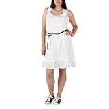 Women's Plus-Size Converse® One Star® White Sleeveless Woven Dress 