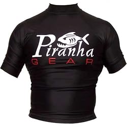 Grappling Rash Guard - Piranha Gear - Short Sleeve