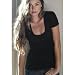 Bella Ladies' "Abigail" Scoop neck Shirt with Puff Sleeves