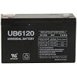 UPG 85992/D5736 SEALED LEAD ACID BATTERIES (6V; 12 AH; .187 TAB TERMINALS; UB6120)