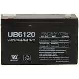 UPG 85992/D5736 SEALED LEAD ACID BATTERIES (6V; 12 AH; .187 TAB TERMINALS; UB6120)