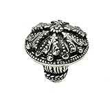 Carpe Diem Hardware 1061-9 Acanthus Large Knob, Renaissance Style with Feather Scroll Feet, 1-7/16-I