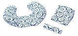 The CozyMe Pillow Retro, Nursing And Infant Development Pillow, Wave Swirl