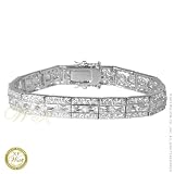 WILLOW XPRESS: *ROMANOFF WHITE DIAMOND CZ BRACELET*