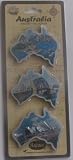 Australian Souvenirs Magnet Aluminium 3-pieces M1
