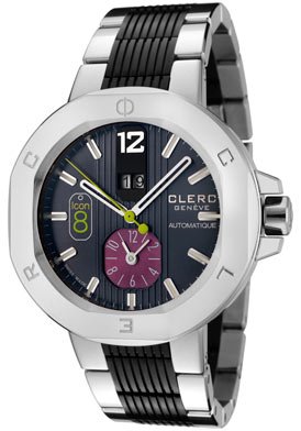 Men's Icon 8 Automatic Dual Time Two Tone