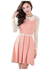 Long Sleeves Lace  Dress