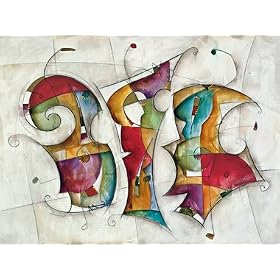 Toile 'Dance' par Eric Waugh - Taille de l'image L 130 cm x H 98 cm