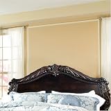 Trevesio Panel Bed Headboard in Maple Size: King