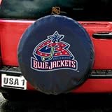 Columbus Blue Jackets NHL Licensed Black Tire Cover