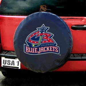 Columbus Blue Jackets NHL Licensed Black Tire Cover