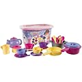 30 tlg K�chenset f�r Spielk�che T�pfe Kinderservice Besteck in Box