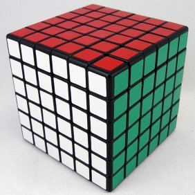 Black Shengshou 7x7x7 Cube Puzzle