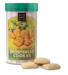 Salem Baking Company Key Lime Shortbread Cookies, 5-Ounce Tubes (Pack of 3)