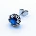 Gem Art ( �W�F���A�[�g ) �X�e�����X�X�`�[�� �L���[�r�b�N�W���R�j�A 6mm �N���E�� �i���� ) �f�U�C�� �V���O�� �s�A�X �u���[