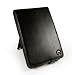 Tuff-Luv Napa Leather case cover for Amazon Kindle 2 (6" 2nd Generation) - Black (Flip style + stand)