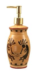 Soap Dispenser, Lotion Jar Kokopeli Decor
