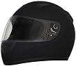 Daytona Shadow Flat Black Matte Full Face DOT Motorcycle Helmet (X-Small)