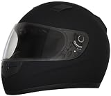 Daytona Shadow Flat Black Matte Full Face DOT Motorcycle Helmet (2X-Large)