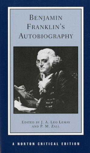 benjamin franklins autobiography norton critical editions cheap price