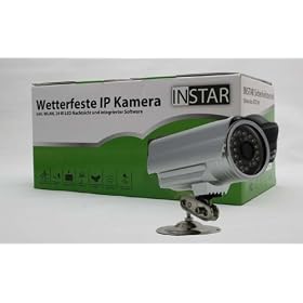 GERMAN BRAND! INSTAR IN-2905 PoE Version (silver) IP Camera with 24 IR LED Nightvision, FTP and Email Alarm, Motion Detection and PoE (Power over Ethernet). For MAC / Windows / Linux / Android and IPhone! NOW ACCESSORIES LIKE HEATER AND SWITCHABLE LENSES ARE AVAILABLE ON AMAZON
