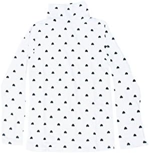 Emma's Mode Kids' Stretch Long Sleeve Patterned Winter Turtleneck Top