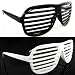 NEW 2 KANYE STRONGER SHUTTER SHADES HIP HOP SUNGLASSES BLACK AND WHITE