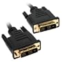 Ikross High Resolution Gold 2m 6ft DVI - DVI Cable for Flat Panel Displays, Hdtv,Plasma
