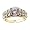 SAVE 71% 14K Yellow Gold, Baguette Ring with Signity CZ by Designer Michael Valitutti - OVERSTOCK Clearance Sale!