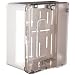 Impact 7368 ABS Plastic Locking Wall Cabinet, For 5 qt Sharps Container, Gray/Beige