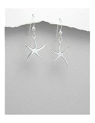 Starfish Earrings In 92.5 Sterling Silver