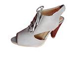 Andres Machado Women's GRAY Bootie Sandals