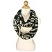 Zebra Animal Print Infinity Loop Fashion Scarf, Beige