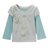 Infant Girls' Cherokee Long-Sleeve Screen 2fer Top