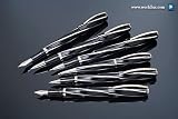 Visconti Divina Black Midi Fountain Pen - Black/Silver, Fine Nib 267.02F