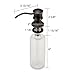 Decor Star SD-003-TO Kitchen Bathroom Sink Deck Mount Soap or Lotion Pump Dispenser Oil Rubbed Bronze