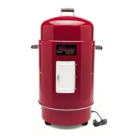 Brinkmann 810-7080-4 Gourmet Electric Smoker and Grill, Red