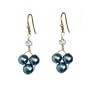 14K Tahitian Pearl Earrings by Suz Andreasen Bridal, MADE IN AMERICA