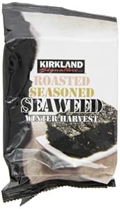 Kirkland Signature Roasted, Seasoned Seaweed Winter Harvest 10 - 17 gm Packages