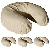 Royal Massage Set of 4 Brushed Flannel Fitted Face Cradle Covers