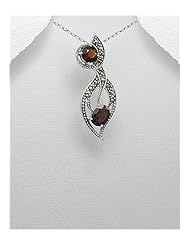 CZ Pendant Necklace In 92.5 Sterling Silver