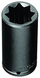 Stanley Proto J7328S 1/2-Inch Drive Deep Impact Socket, 7/8-Inch, 8 Point by Stanley-Proto