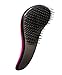 Hair Symphony Detangling Brush with Black Satin Wet Hair Brush and Travel Cosmetics Bag - Professional Detangler for Any Type of Hair - Thin Thick Curly or Straight - No More Pain - Perfect as Gift