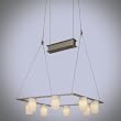 Minka George Kovacs 8 Light Square Counter Weight Chandelier