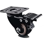 9201-38 360°回転 超静音シリーズ キャスター 車輪径39.9mm ブレーキ機能付き 4個