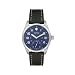 Victorinox Swiss Army, Black Leather Band Blue Dial - Men's Watch 241073