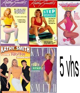 kathy smith's: Kathy Smith's Winning Workout, Kathy Smith's Ultimate Stomach & Thighs Workout, Kathy Smith's Latin Rhythm Workout, Power Step Workout, Kathy Smith's Step Workout