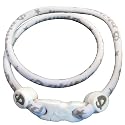 Phiten White Titanium Sport Necklace, 26 Inch